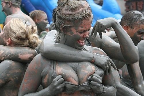 All wam mud wrestling