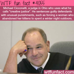 constantly-causing-controversy:  jetpack-johnny:  anime-and-fitness:  jetpack-johnny:  anime-and-fitness:  jetpack-johnny:  anime-and-fitness:  wtf-fun-factss:  Michael Cicconetti’s, the judge who uses “creative justice” - WTF fun facts     Eye