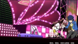 rustyxiv:  Persona 4 Dancing All Night is a canon entry in the Persona franchise in which the first “Dance off battle” against shadow hordes is started because Rise drops her iPod with “Time to Make History” playing, which motivates Narukami