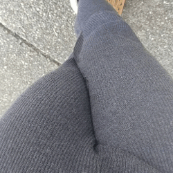omomeup:Making long, pissy wet stains in my dressy leggings whilst facing my neighbor’s house is fun 