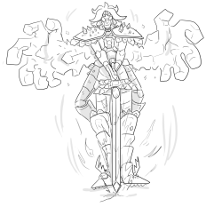 ghoulifiedheart:Fire Quartz is a trio Fusion! Of Fire Opal, White Topaz, and Clear Quartz.Super 6 armed knight angle. Jims arms are the longest and are located in the back. Same as the large quartz handwings