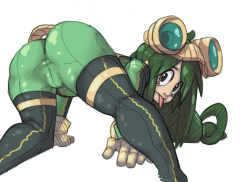 zskynsfw:  (x) (x)Daily doodle practice featuring Asui Tsuyu from Boku no Hero.