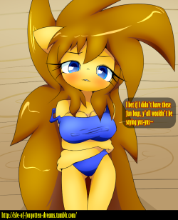 isle-of-forgotten-dreams:  Oh no too many wubs (/;3;)/ Now I have to do the Skinny Dipping in the Ocean water~  Pssh, I’d be for it either way, you’re a sexy cutie with or without those “fun bags” :3c