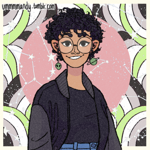 msrenai21:  fauxjanu:  erniebraun:  ok, think about hanji zoe as ms. frizzle from the magic schoolbus  You magnificent bastard   i think this is the best thing i’ve ever drawn 
