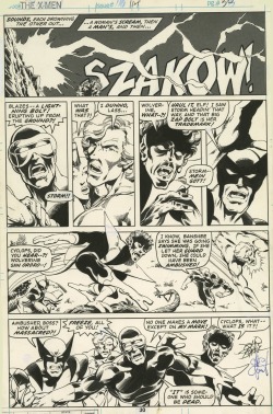 johnbyrnedraws:  X-Men #114, page 30 by John Byrne &amp; Terry Austin &amp; Glynis Wein. 1978. 