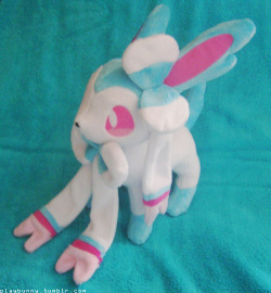 shrieks !!!! look what came in the mail today !! it&rsquo;s a shiny sylveon plush made by follylolly, i&rsquo;ve been wanting one of their plush for months now and i feel super lucky that i was able to snag one a couple weeks ago ;o; it&rsquo;s beautiful