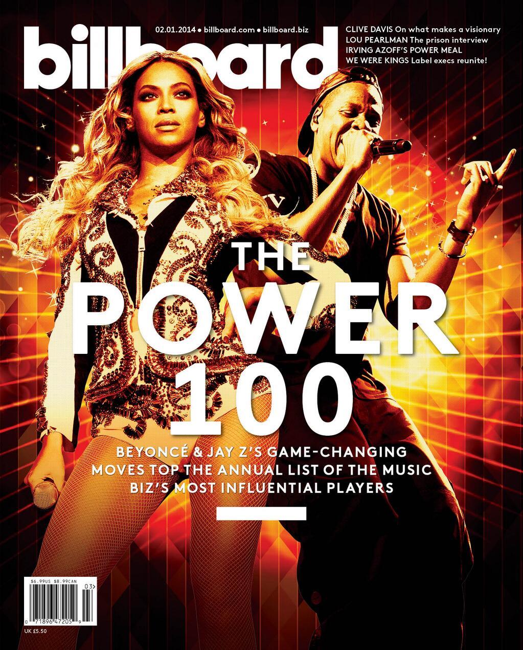 Beyoncé & Jay Z's 'Power 100' Billboard cover...