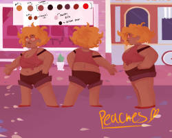 So here’s the character designs for my final animatic project for my class! Meet Peaches and Creme~