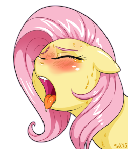saucysorc:  Fluttershy’s thirst is real.Trying out some new porny techniques.  &lt; |D’‘‘‘