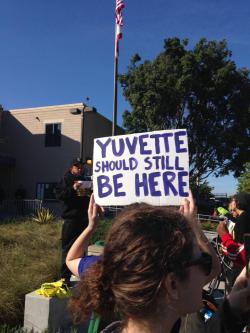america-wakiewakie:Anti Police-Terror Project Holds Rally and Vigil for Yuvette HendersonFebruary 21st, 2015(Oakland) - In the early afternoon of Tuesday, February 3rd, Yuvette Henderson, a 38 year old mother of two children, was shot and killed by the