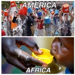 Everyone is doing this #ALSIceBucketChallenge but are really contributing to the cause or just throwin useful clean water that can actually be used for who needs it over your head!?