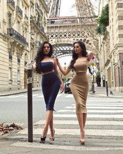 They walk down the street, turning heads in their matching cock-teasing dresses. No one would guess the identical beauties were actually nothing alike just two weeks ago. Their minds wiped and their bodies sculpted to be my perfect twin slaves.They search