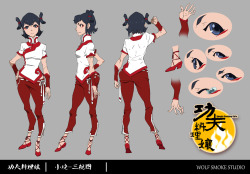 ca-tsuka:  Chinese animation studio Wolfsmoke is working on a new “Kung Fu Cooking Girl” film. 