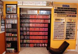 usenowayasway:  It’s not the biggest collection in the world, and the rarest game he has tops out at around 軸, a far cry from the thousands of dollars some rare games are reported to be worth. So what makes his collection so special? It’s all about