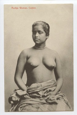   Sri Lankan Rhodiya, via Old Indian Photographs.   