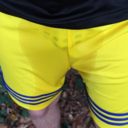 wetdude792:Peeing in the forest, light gray jeans @mikisit