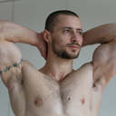 londfoto:  Finally, our favourite model shoots a second load for the camera. The first JO video has had 46,000 hits and reblogs since posting. He shows his face this time and is relaxed about revealing his identity. Most of you worked it out anyway. We
