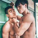 east-asia-guys:  durianspam:  Oh my god. Their cumshots at the end are so fucking hot.  This is one of the great things about being male. You can connect spontaneously with two other guys in a public toilet stall and simply play with each other’s cocks