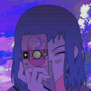 mad-art: anime purple aesthetic art  