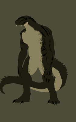 mudcrabmassacre:   — I don’t quite know if it qualifies as minimalist anymore with so much detail but here’s a finished Gahhaji-Meht, my argonian from the Elder Scrolls series (of who I rp over on @swampbcrn​!!!)  He’s a 7′8″ good boy who’s