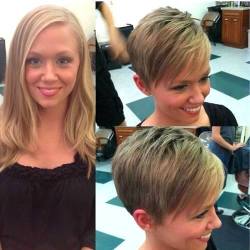 shorthairbeauty:  Is this one a no-brainer? Before or After? http://ift.tt/1yvkxzT