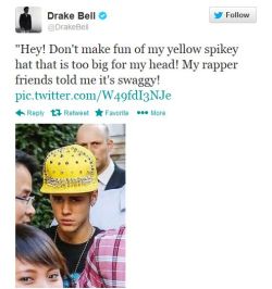 tun3g0nball:  Drake Bell’s impersonation of Justin Bieber  