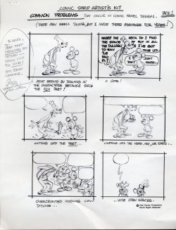 aapstra: Disney’s Comic Strip Artist’s Kit by Carson van Osten. You might know these already, but it is such good stuff I don’t think anybody minds if I share it here again. These hand-outs were meant as a way to get beginning artists working on