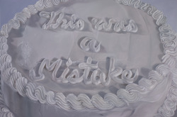 jenmann:  “mistake cake” oil on canvas 48&quot;x72&quot; www.jenmann.com
