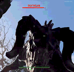 booker-the-dewitt:  vaultt-tec:  x  I wanna fuck a Deathclaw   Yup, i think i’m in that camp too