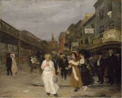 philamuseum:  This painting by John Sloan shows how the neighborhood near The High Line in New York used to look. Sloan, a PAFA alum and an influence on generations of artists including Edward Hopper, was born on this date in Lock Haven, Pennsylvania,