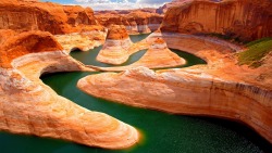 pedroam-bang:  Lake Powell - Colorado River, Glen Canyon, Utah, U.S.A. (2012)  Missing the road an awful lot lately. Missing nature. Missing swimming everyday.  Missing sleeping under stars. Missing the seclusion. 