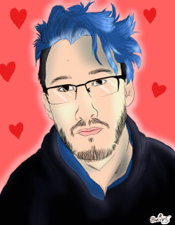 catastrophesavvy:  well this is my first stab at a realistic drawing of @markiplier… at first I hated it but after shading I decided it wasn’t that bad for a first try! ^-^  hot damn I&rsquo;m a sexy bitch