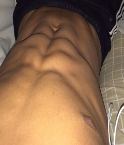 sexy-lads:  Young male torso in bed 