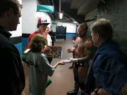 thecmpunk:  RAW Live Event Backstage; Worcester, MA (9/23/12) 