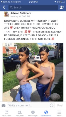 mustyballsack:  virgoassbitch:  felt-u:  whatanawkwardmess:  madame-austere:  blackgirlcrisis:  Don’t let these men tell you what to wear. Let them titties out!!  Free the titties! Its summer! Its hot!! Go head on and let em loose!  You can always tell