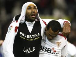 standwithpalestine:  Europa football champions Sevilla reject Israeli sponsorship millionsFrom Electronic Intifada:The Spanish football club Sevilla has rejected a €5 million (ŭ.7 million) sponsorship deal to advertise tourism in Israel on its players’