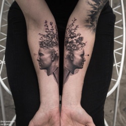 tattrx:  Oscar Akermo Wallström Tattoo - NYCCONCEPT : “Animus/Anima”appts@bangbangforever.com