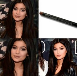 kaliforniaelite:  Kylie Jenners Makeup Artist shared her secret for the Lip Liner she used!  **MAC Cosmetics lip liner ‘Stripdown’