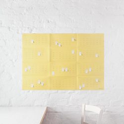 thedsgnblog:  Populäre Produkte - Wall Calendar &amp; Planner by DiG Berlin Project plans? Vacations? Due dates? Just write them on the wall! With DiG’s wall planner you can mark days or weeks easily by hand and label important dates with one of