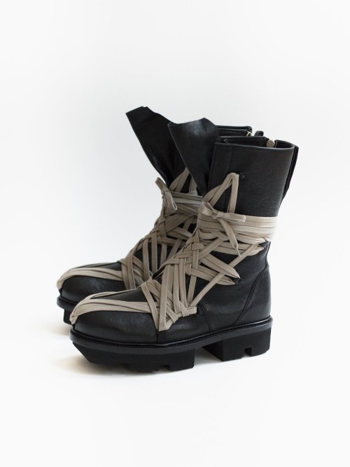 myf4shionfolder:  RICK OWENS SS20 Megatooth Laced Army Boots