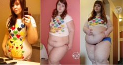 i-prefer-plussize:  bcbeccabae:  willingbuff:  amazing gain of Beccabae!  meep :3there’s even more comparisons on my site/blog at http://www.beccabae.com/  Beautiful Before….  Gorgeous After!!   and Hopefully more to come….