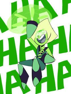 askperidotgem:  “You’ll never catch me, Crystal Clods!”((Ok, but imagine goofy recurring villain Peridot.An extra picture because tonight’s answer didn’t feel like it was enough))