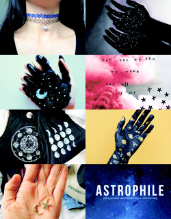 colouriisms:  character aesthetics  ➢ the astrophile. “ look at the stars. it won’t fix the economy. it won’t stop wars. it won’t give you flat abs or better sex or even help you figure out your relationship and what you want to do with your