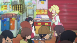 josephjoestarisagdilf:  Reason A i love this new show I’m watching This florist is voiced by Daisuke Ono, and is stated in the wiki to be an androgynous male, but those around them refer to them as miss and ma’am. Assuming that this is a trans*woman,