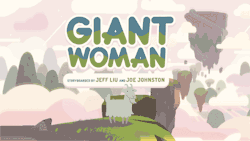 From Art Director Kevin Dart:  GIANT WOMANNNNNN!!!! This is a painting I did to explore the look of the Sky Spire in “Giant Woman” and I also used it later to test out an idea we had for the episode title cards before Rebecca decided to do the laundry