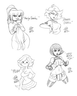 callmepo:Random sketches from tonight’s suggestions.