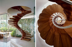 odditiesoflife:  Seven Surprising Modern Staircases Staircases can really make a house incredible. Although they are a necessity for moving among levels, they certainly don’t have to be boring. Each of the above featured staircases have an incredibly