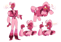 charlioak: A PINK ZIRCON DOODLE DUMP i love her so much… a good snarky lawyer mom :^)she used to be quite relaxed and considerate while serving pink diamond, but due to all the stress she’s been put through following her diamond’s demise she’s