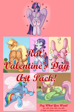 ratofponi:  Rat’s Valentine’s Day Art Pack! Get here! CAUTION: After the payment went through successfully you may need to click on return to ratofdrawn@gmail.com to get the download link! It’s pay what you want, so you decide how much it’s