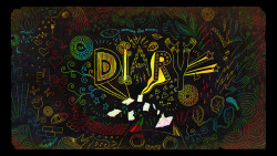 The Diary - title carddesigned by Michael DeForgepainted by Nick Jennings premieres Thursday, February 26th at 7:30/6:30c on Cartoon Network